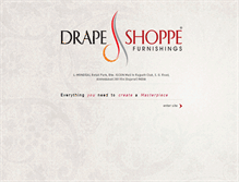 Tablet Screenshot of drapeshoppe.com